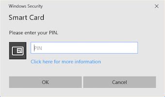 smart card windows security pin|please enter a valid pin.